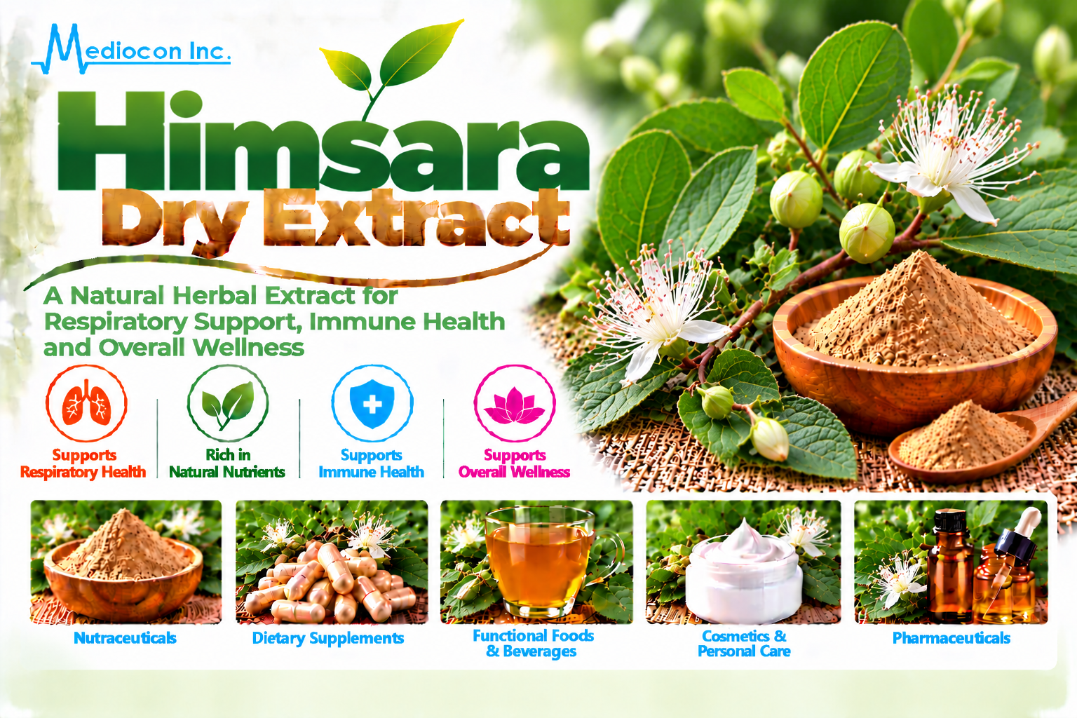 Himsara Dry Extract Manufacturer in India | Mediocon Inc. — Mediocon Inc