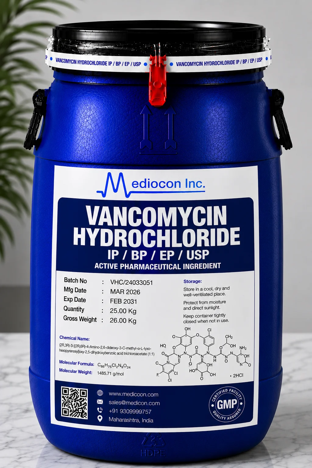 Vancomycin Hydrochloride API