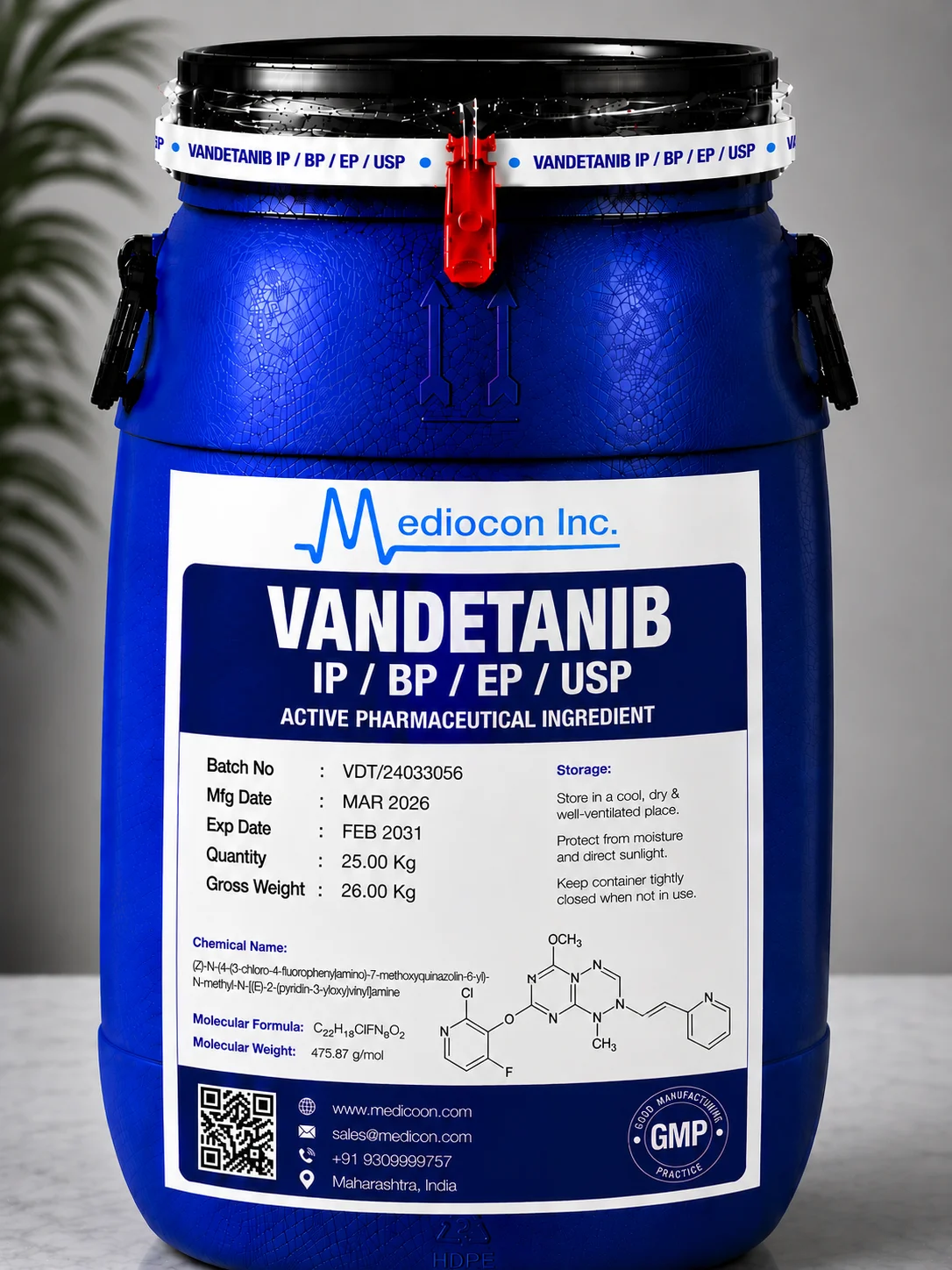 Vandetanib API