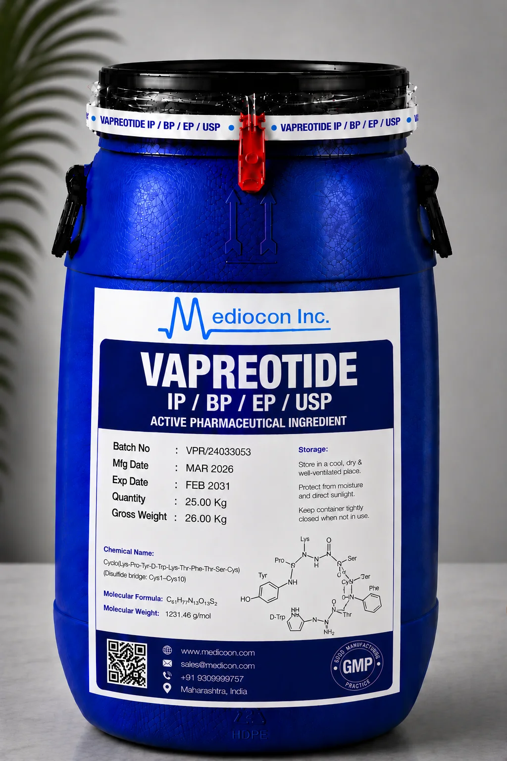 Vapreotide API